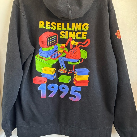 EBay Exclusive Sneaker Con Zip Up Hoodie with Vibrant Graphic Design Sz XL - Picture 1 of 7